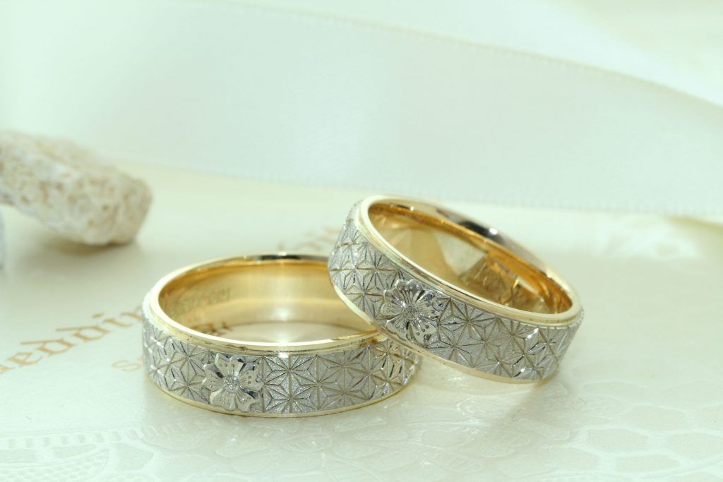 PT900.K18 コンビマリッジリング | 婚約指輪、結婚指輪のオーダー 